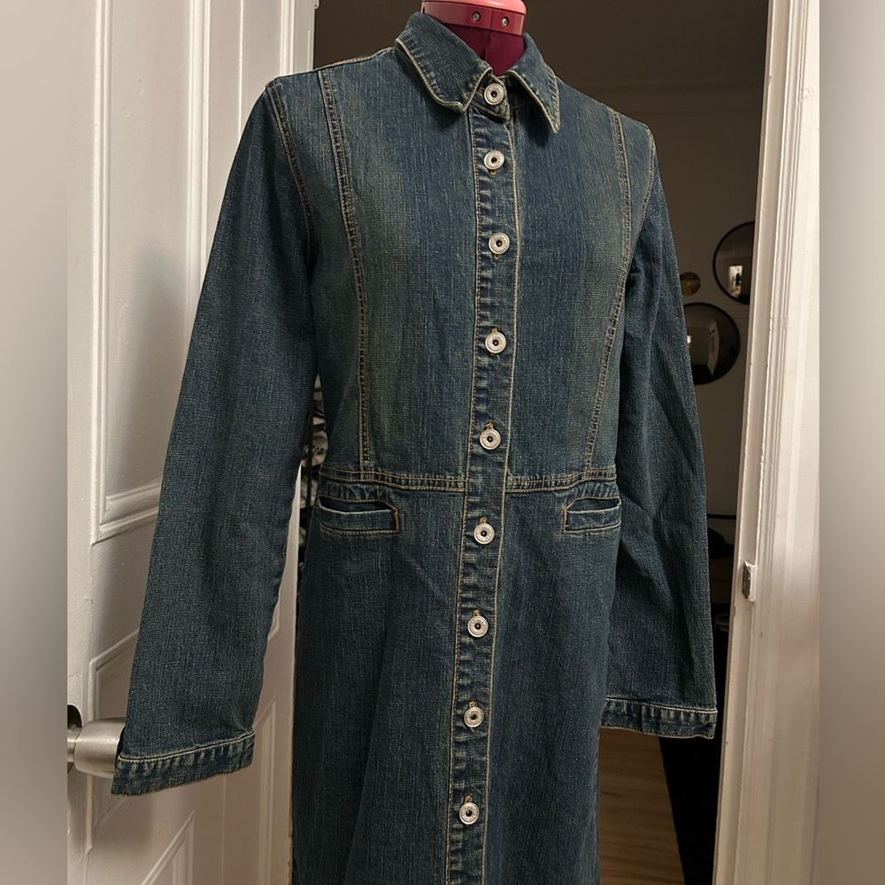 Women's Blue Denim Jean Jacket - Picture 2 of 4